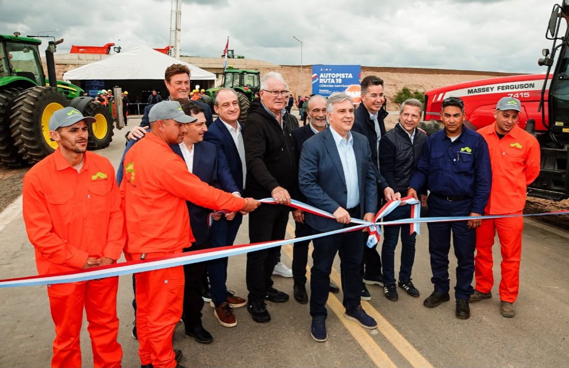 La Provincia inauguró un tramo de la Autopista 19: “Son 10 kilómetros más de progreso”